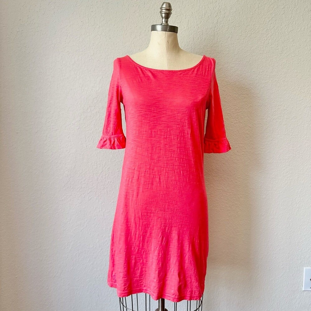 LILLY PULITZER Ruffle Sleeve Somerset Mini Dress in Coral